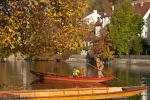 201110296185 - Stocherkahn auf dem Neckar