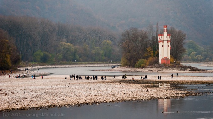 201111253254 - Nierdrigwasser am Binger Mäuseturm